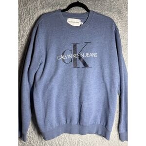 Vintage Calvin Klein Sweatshirt Mens XL 90s Crewneck Pullover Cotton